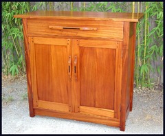 Greene and Greene Inspired  Custom Cabinet